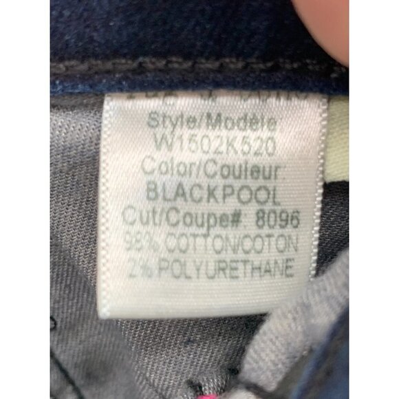 Rag & Bone Skinny Jeans Darkpool (Deep Indigo) Size 25 W1502K520 - Picture 5 of 6